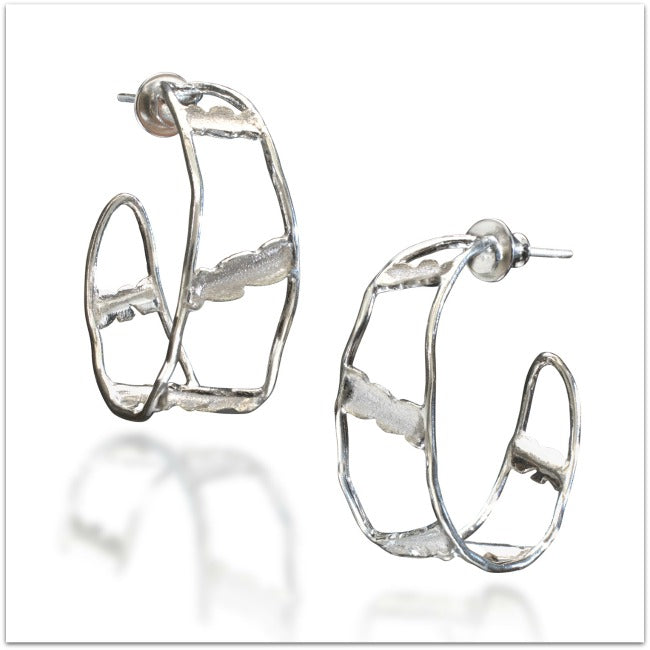 Edge Metal Collection Hoop Earrings | #pickoftheweek