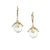 Jester Cap Earrings - Gold, Crystal