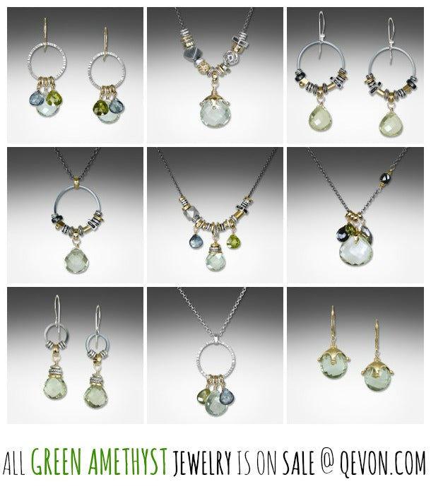 Green Amethyst Jewelry | SALE