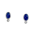 Silver Tanzanite Stud Earrings - Q Evon Fine Jewelry