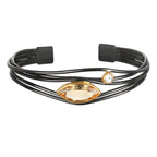 Edge Bracelet, Citrine - Black Rhodium