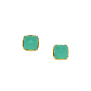 Square Studs - Gold