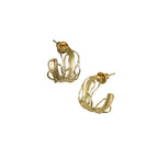 14K Gold Post Earrings - Small