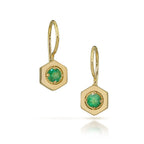 Origins Birthstone Wire Earrings - Q Evon Fine Jewelry
