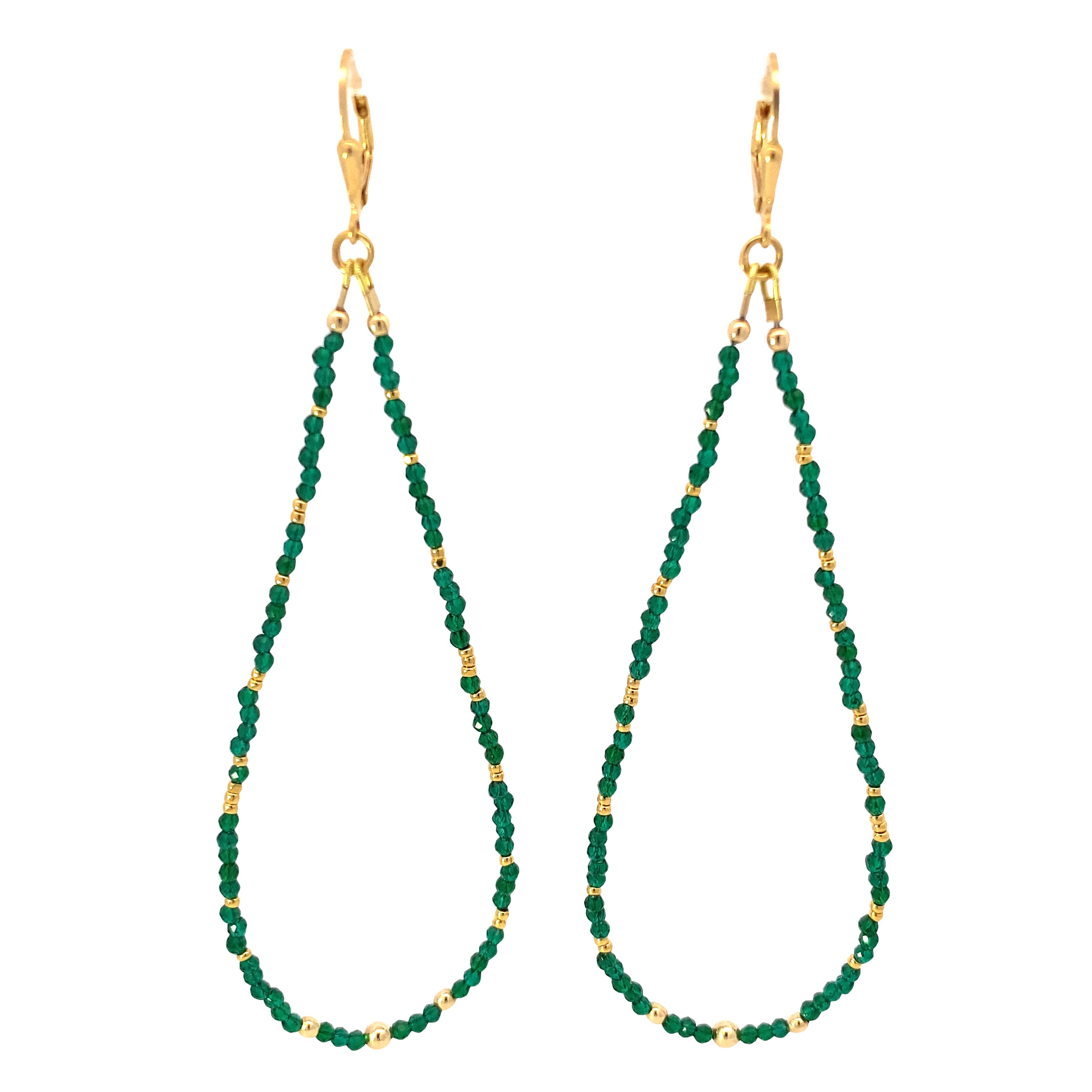 Chrome Tourmaline Earrings