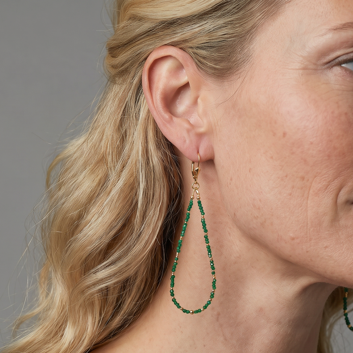 Chrome Tourmaline Earrings