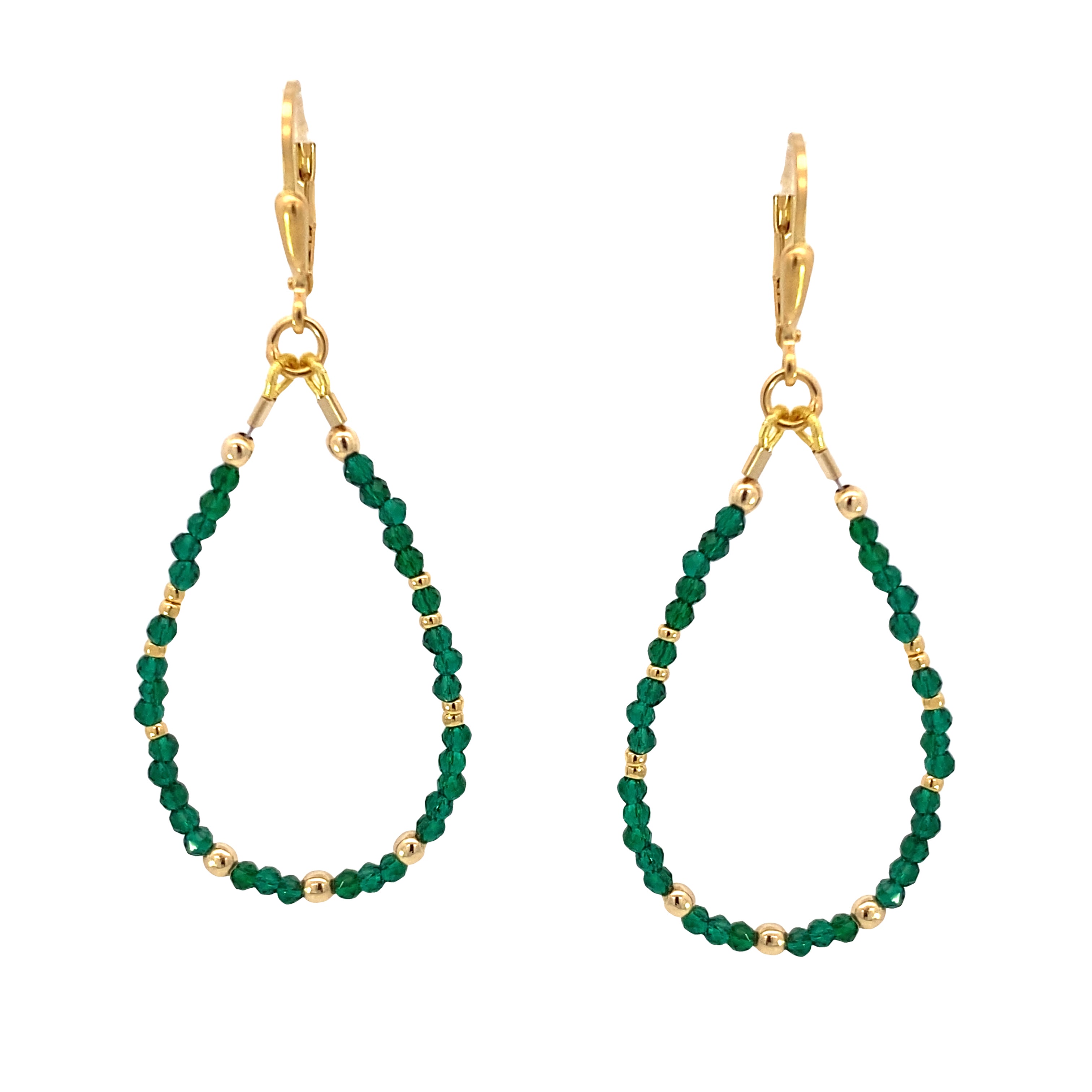 Chrome Tourmaline Earrings