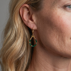 Chrome Tourmaline Earrings