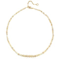 Graduated White Opal 14k Gemstone Necklace - Q Evon Fine Jewelry