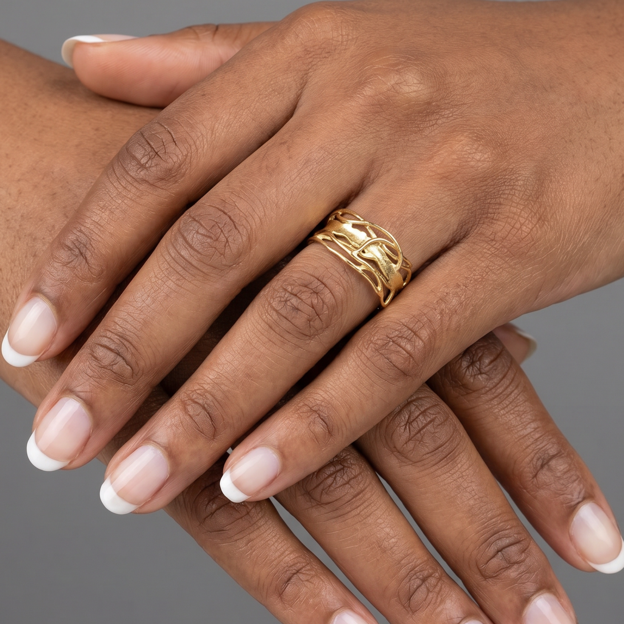 Slim Edge Ring - 14k