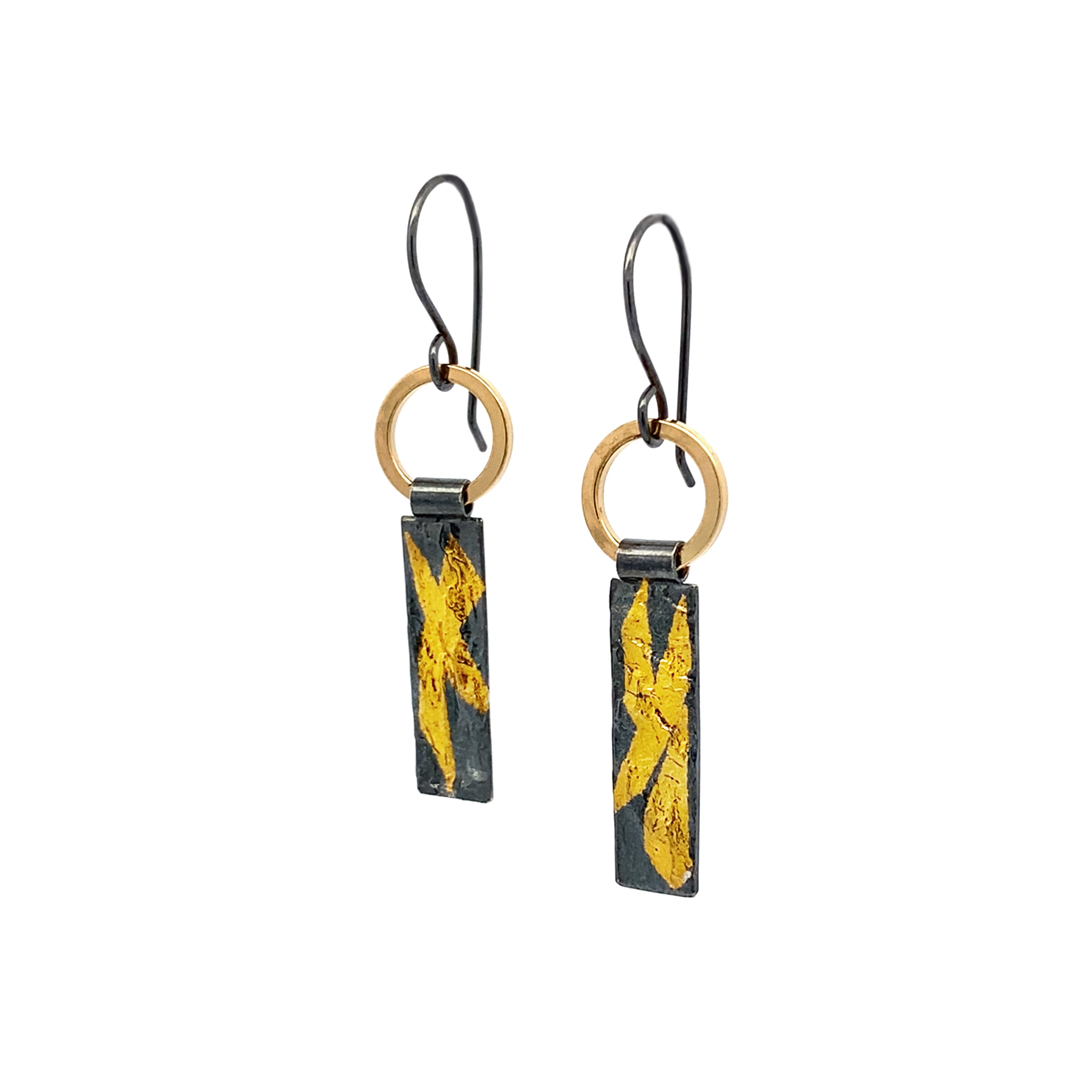 Keum-Boo Reticulated Stick Earrings - Medium
