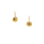 Acid Etched Disk Earrings - Small
