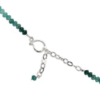 Grandidierite Necklace with Fluorite Pendant