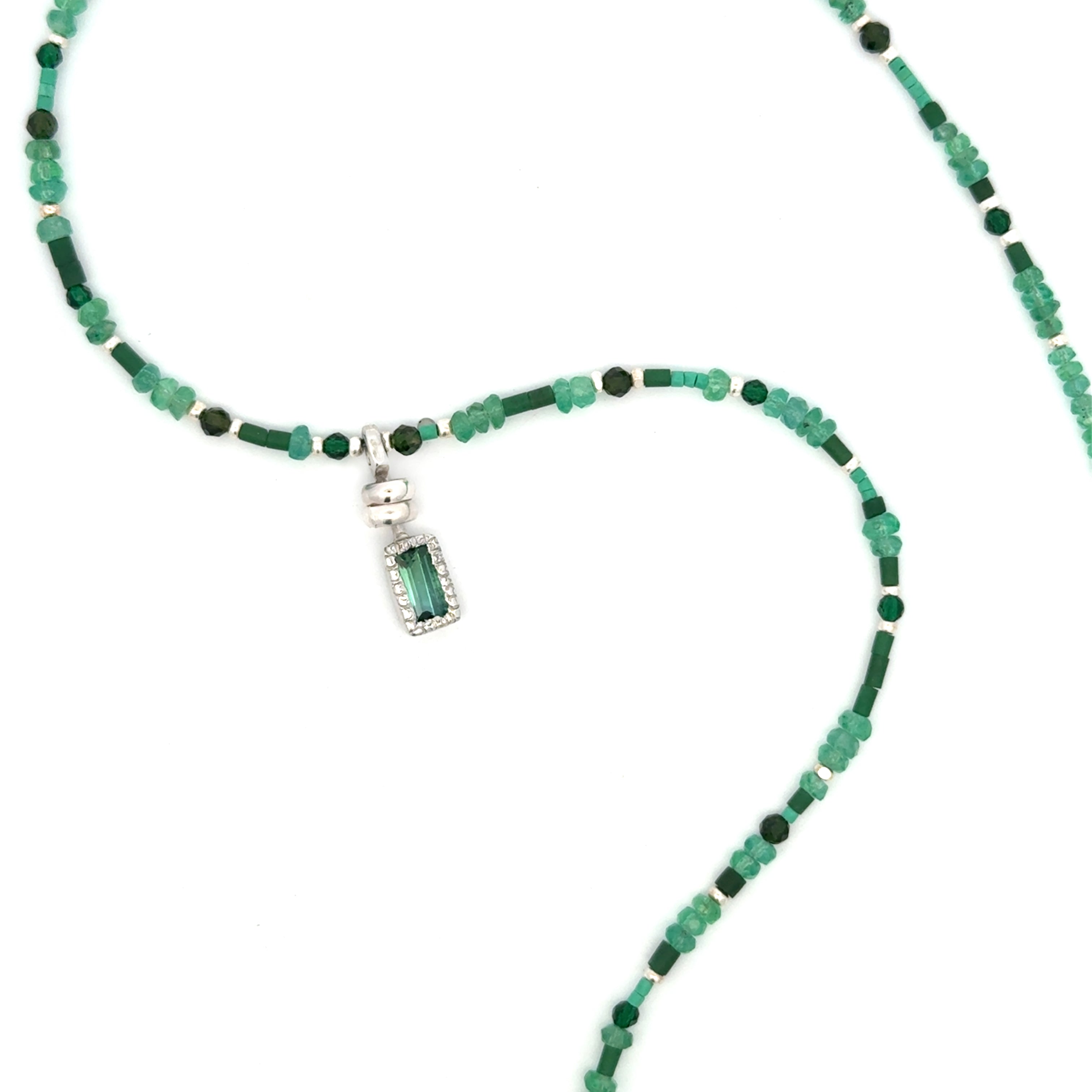 Turquoise and Jade Necklace