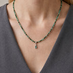 Emerald and Tourmaline Necklace