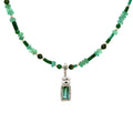 Turquoise and Jade Necklace