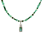 Turquoise and Jade Necklace