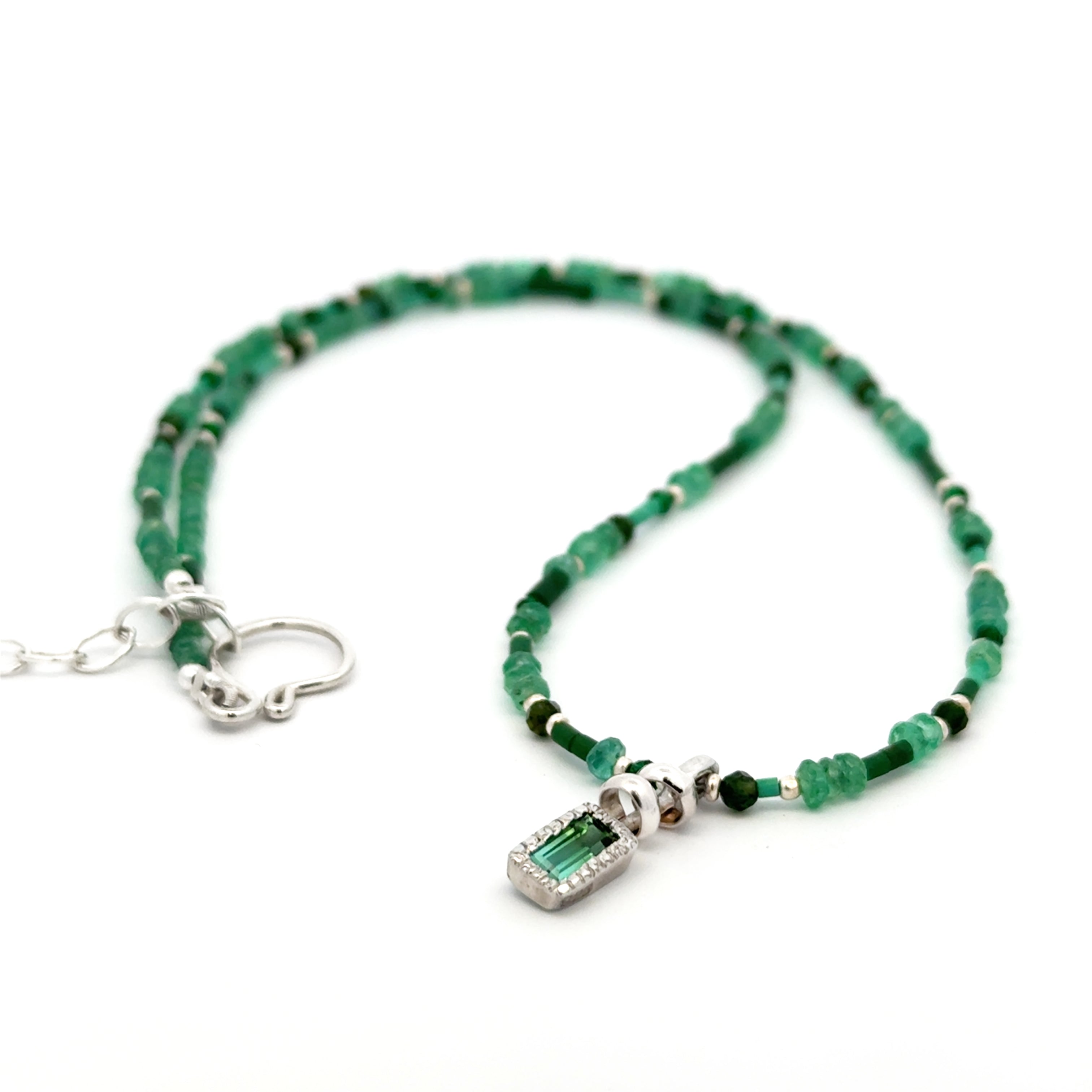 Turquoise and Jade Necklace