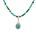 Turquoise and Jade Necklace