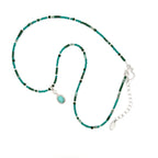 Turquoise and Jade Necklace