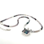 Pastel Spinel Necklace with Fluorite Pendant