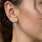 Origins Birthstone Wire Earrings - Silver