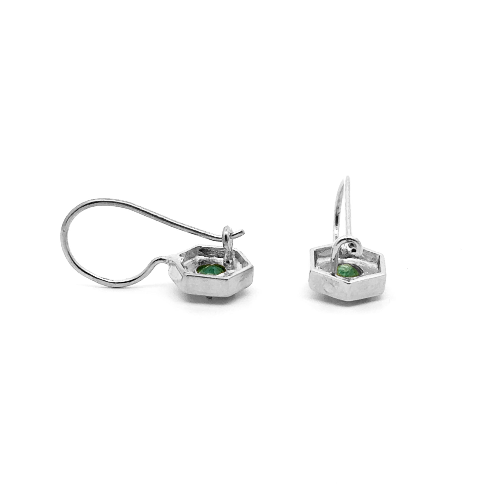 Origins Birthstone Wire Earrings - Silver
