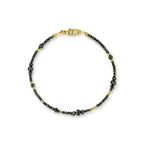 14k Black Diamond Bracelet 7.5" - Q Evon Fine Jewelry