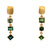 Asymmetrical Tourmaline Earrings