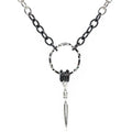 Black and White Upcycled Necklace - Q Evon Fine Jewelry