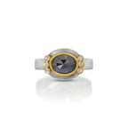Black Diamond & 14k Ring with Diamonds