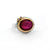 Silver Ruby & 14k Ring with Champagne Diamond