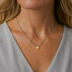 Acid Etched Gold Disc, Small