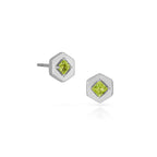 Origins Birthstone Post Earrings - Silver