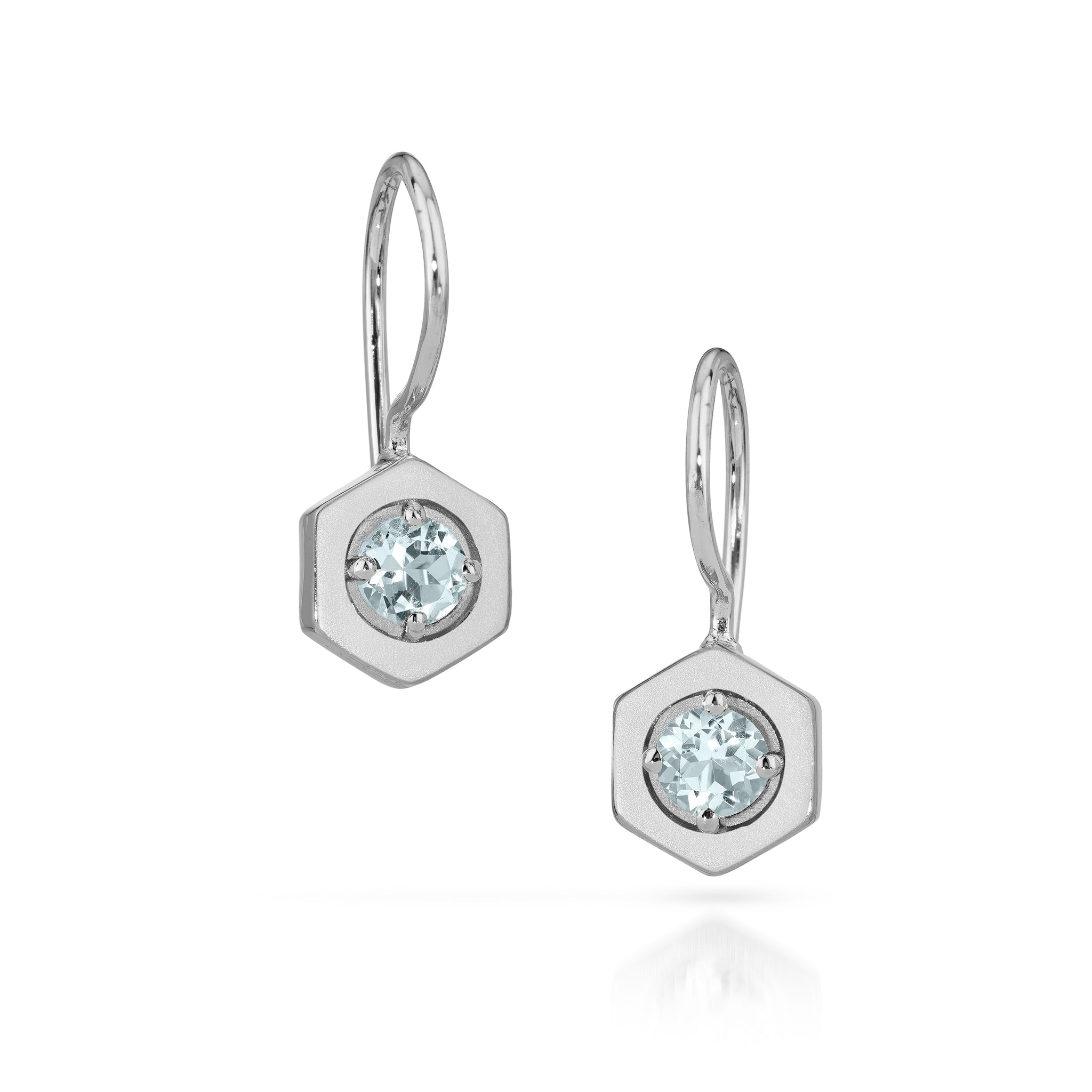 Origins Birthstone Wire Earrings - Silver