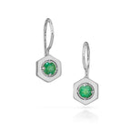 Origins Birthstone Wire Earrings - Silver