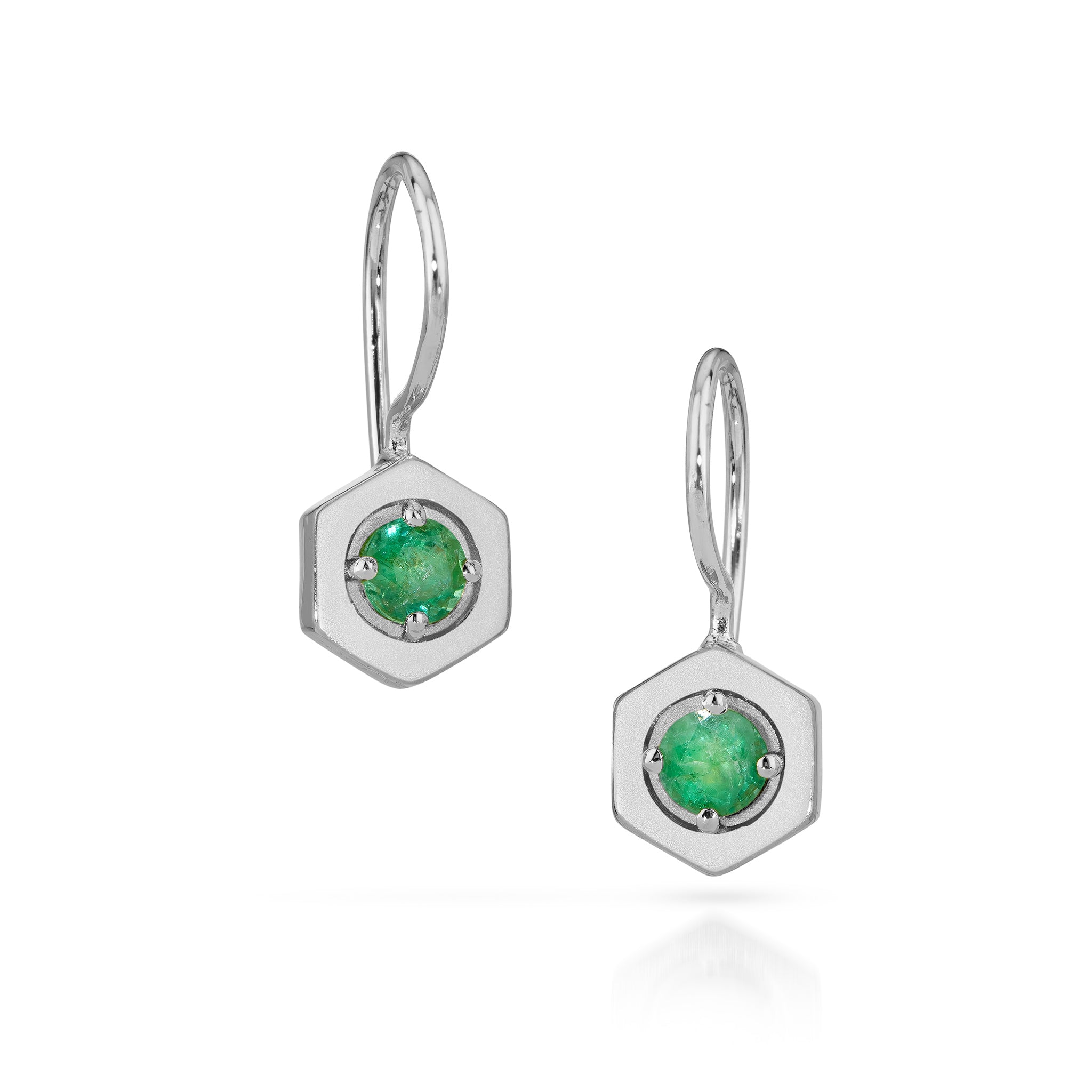 Origins Birthstone Wire Earrings - Silver