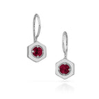 Origins Birthstone Wire Earrings - Silver
