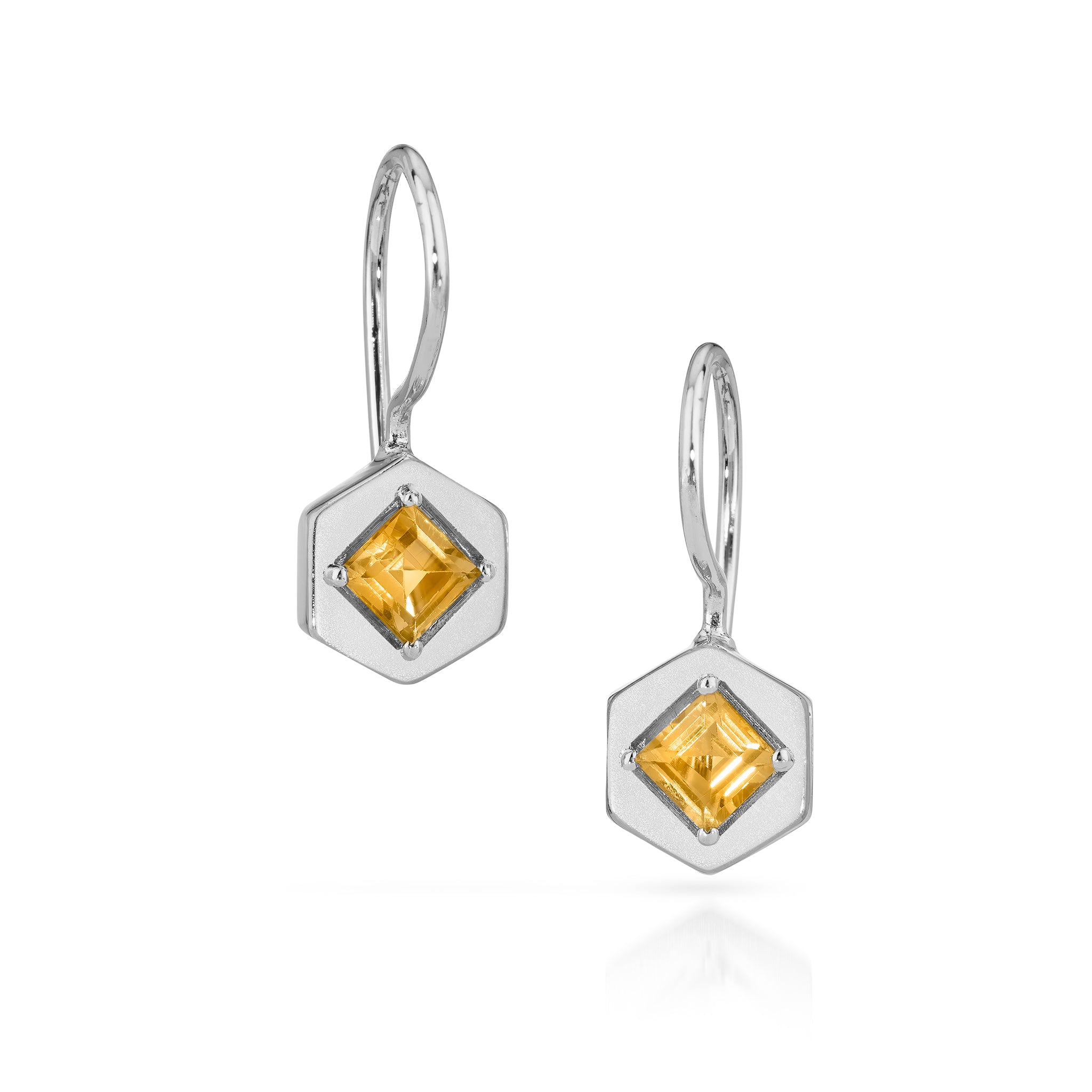 Origins Birthstone Wire Earrings - Silver