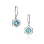 Origins Birthstone Wire Earrings - Silver