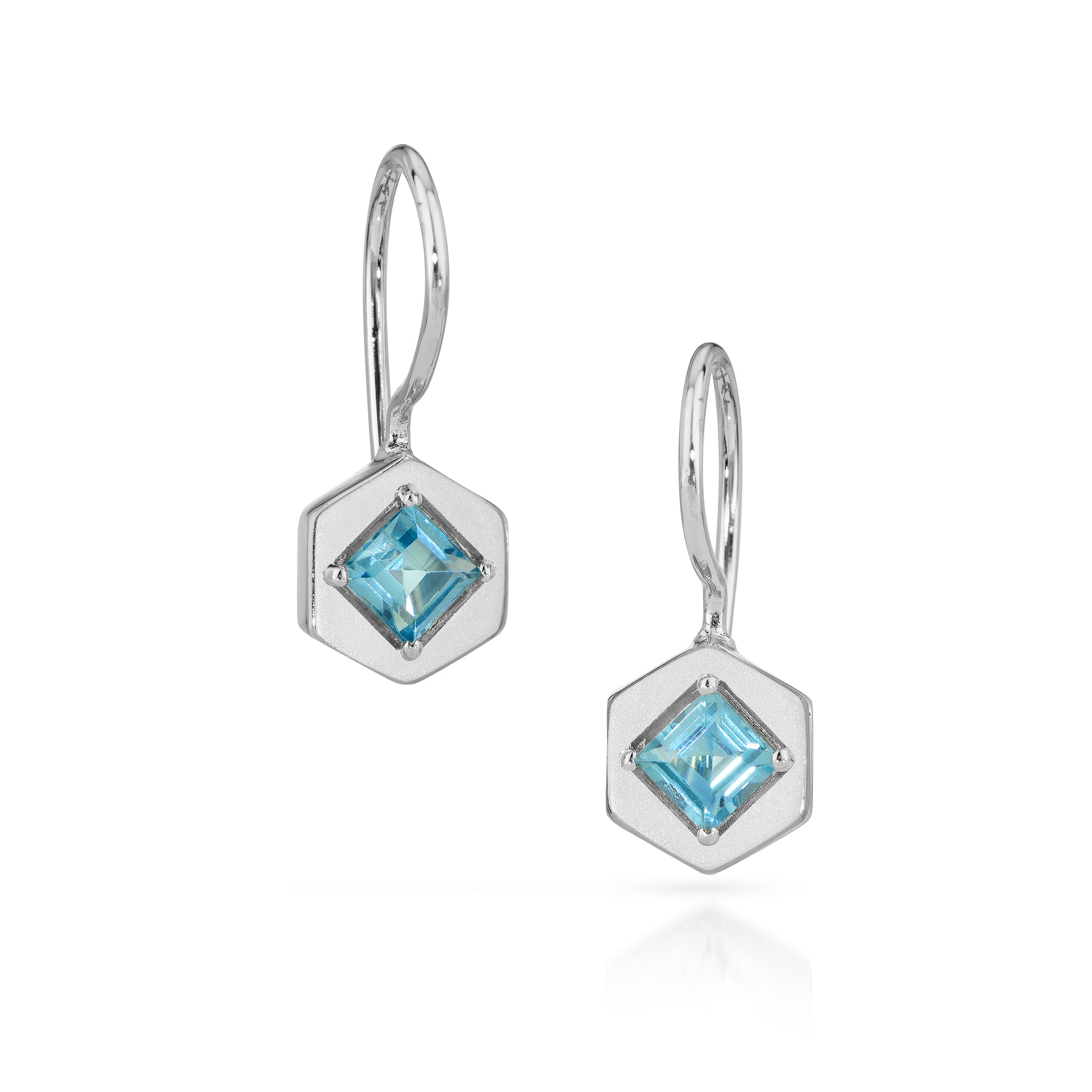 Origins Birthstone Wire Earrings - Silver