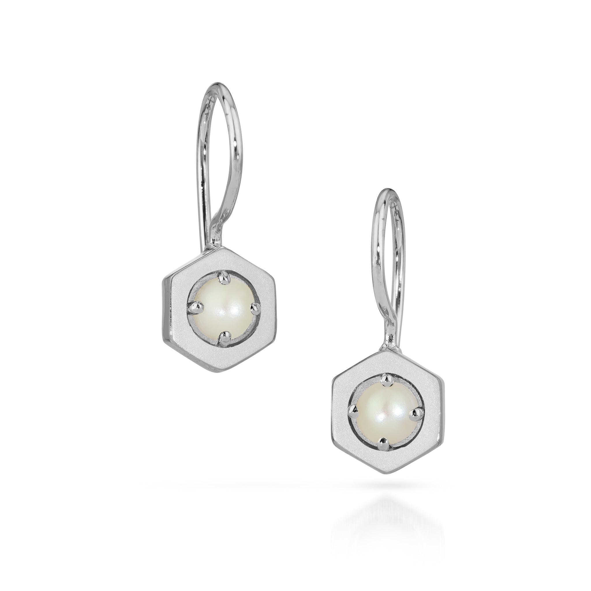 Origins Birthstone Wire Earrings - Silver