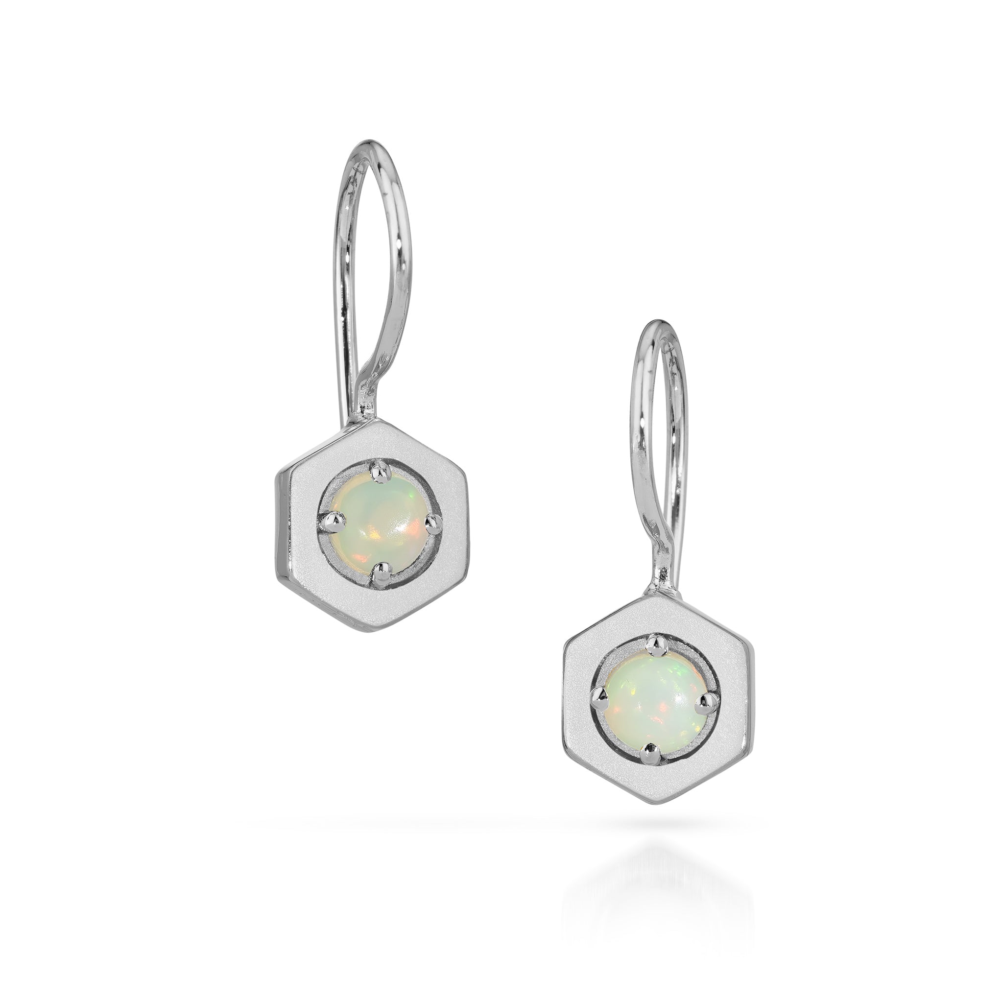 Origins Birthstone Wire Earrings - Silver