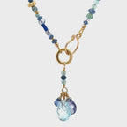 Multi Gemstone Necklace with Tanzanite and Sapphire