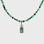 Emerald and Tourmaline Necklace