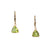 18k Vermeil Trillion Gemstone Earrings
