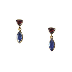 18k Vermeil Tiny Petal Earrings