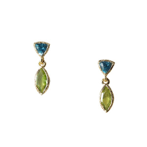 18k Vermeil Tiny Petal Earrings