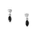 Spinel and White Topaz Tiny Petal - Q Evon Fine Jewelry