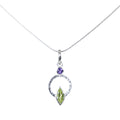 Q Necklace Silver, White Rhodium - Q Evon Fine Jewelry